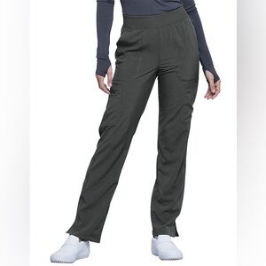 Cherokee Infinity Women's Mid Rise Tapered Leg Pull-on Petite Pant